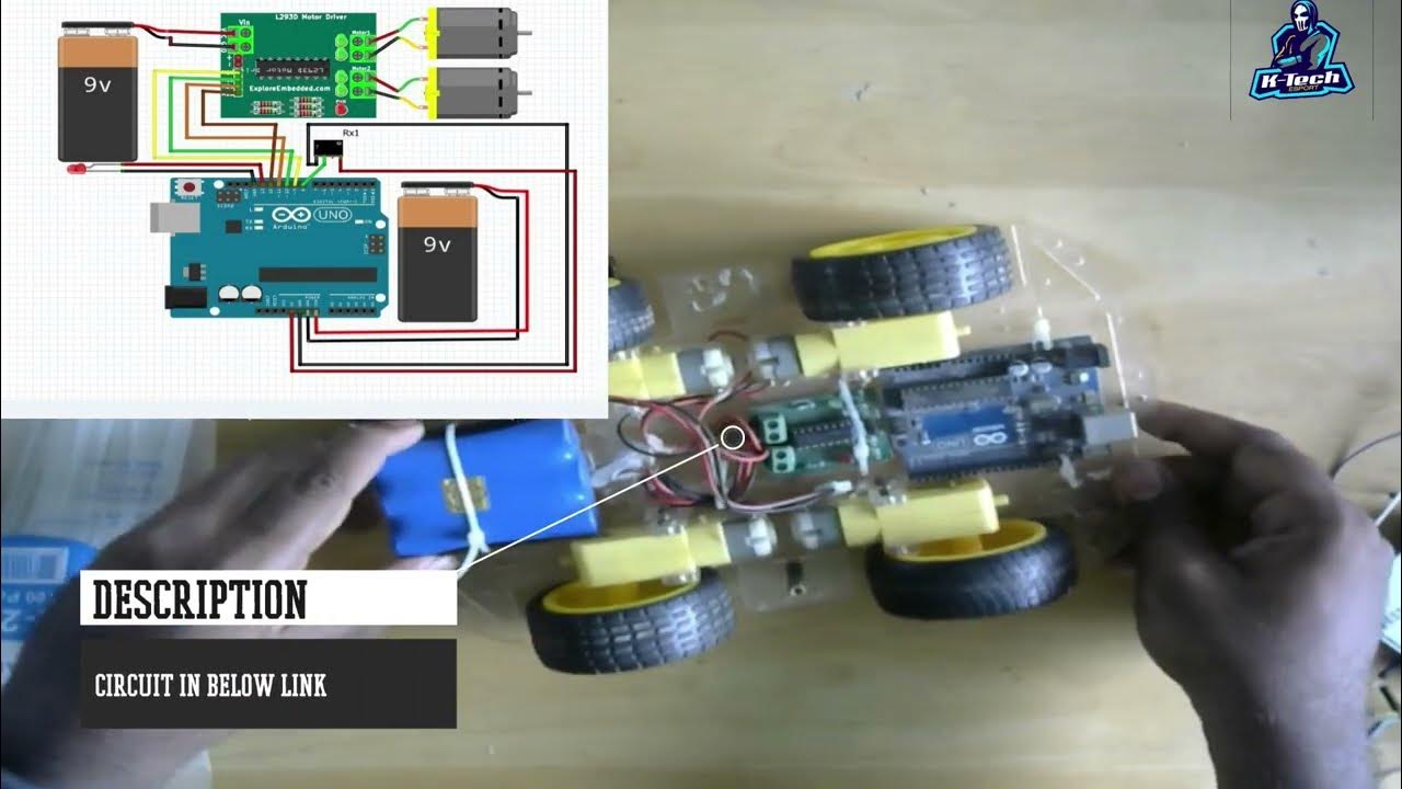 How to make Gesture control Robot at Home | make Hand control car ...