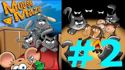 Mouse Maze - Gameplay Walkthrough - Level 2 - The Sewers - Review IOS Best App!