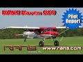 Rans s20 raven pilot report by dan johnson  part 1