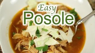 Quick Posole Mexican Soup | Chicken Pozole Recipe | Rockin Robin Cooks
