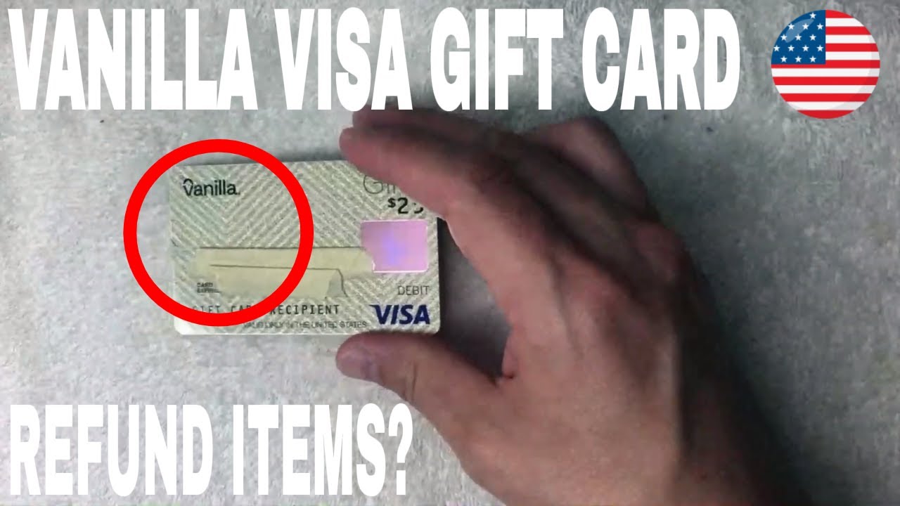 can-you-refund-items-on-to-vanilla-visa-gift-card-youtube