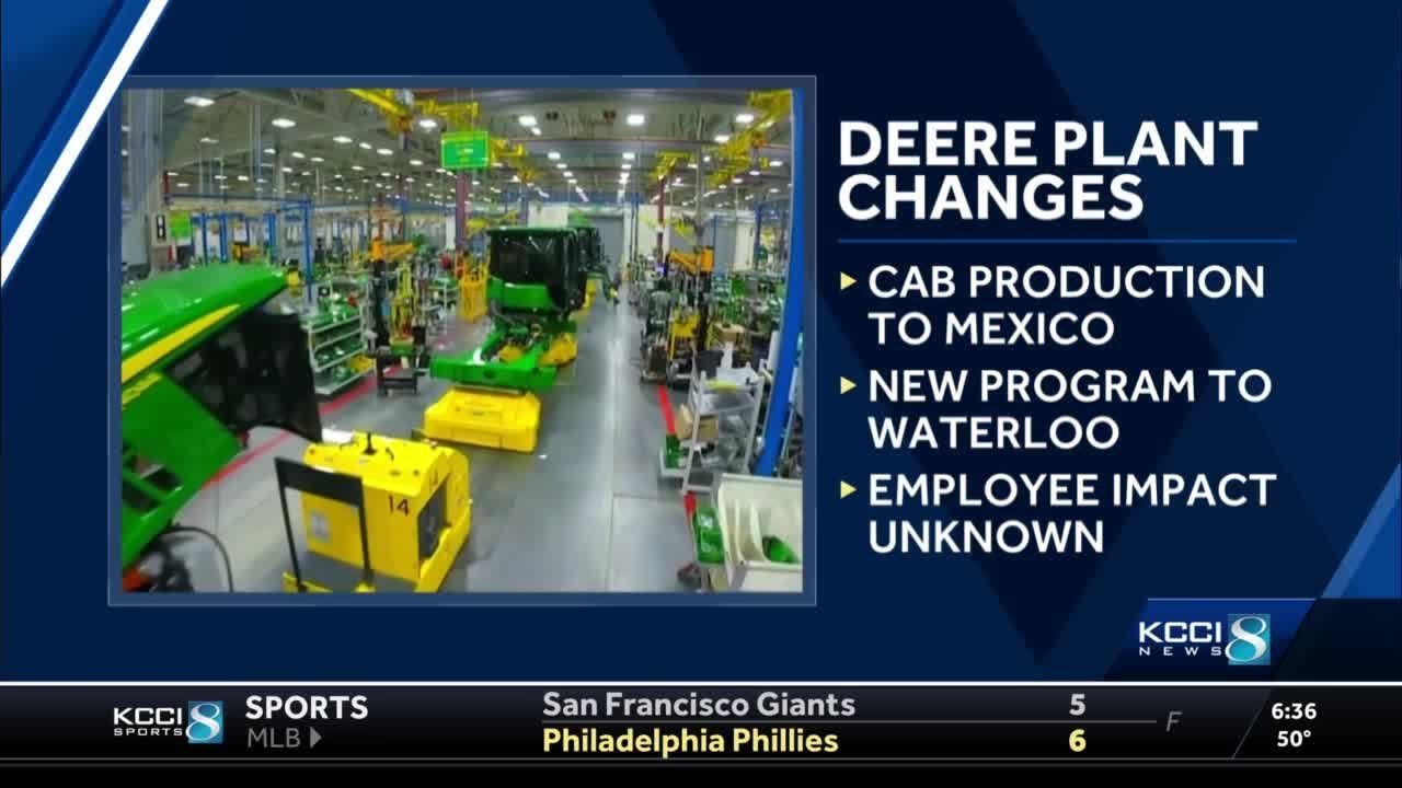 Deere & Co mower production to move from Iowa to Mexico plant