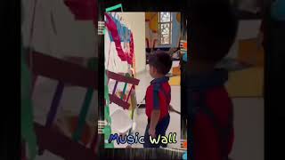 Exploring Sounds: Music Wall Activity at DPS - Castle of Dreams, Kolar Road