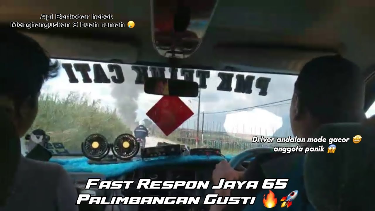 #030 Fast respon kebakaran di Palimbangan Gusti yang menghanguskan 9 buah rumah🥲 #pemadambanjarmasin