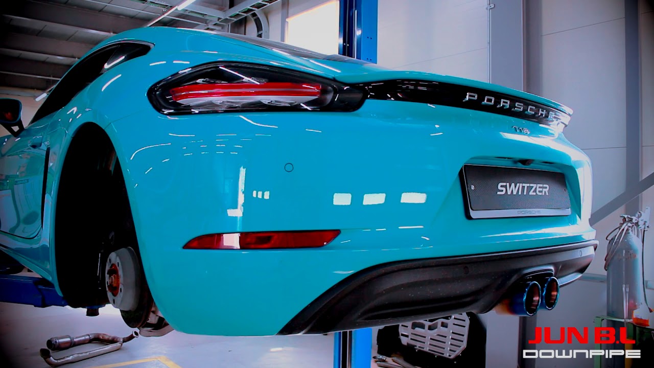 PORSCHE 718 JUN B.L Downpipe/포르쉐 718 준비엘 커스텀 다운파이프
