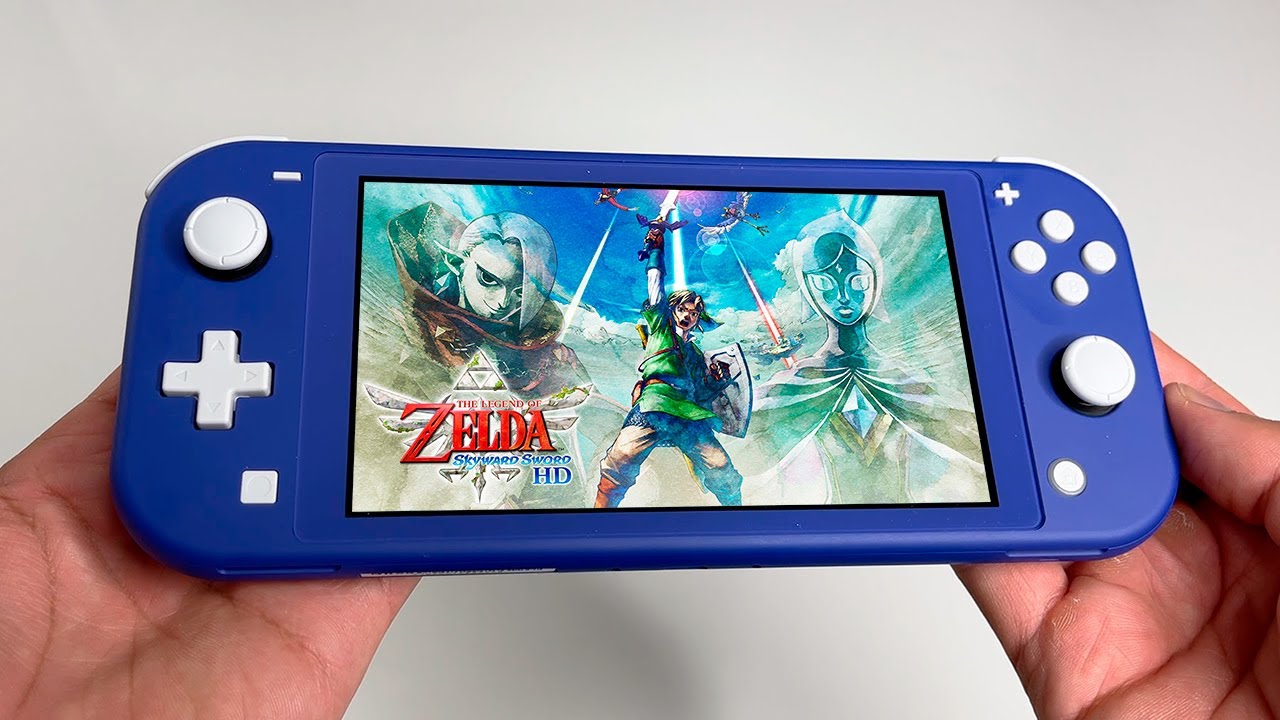 Zelda: Skyward Sword HD Gameplay on Nintendo Switch LITE - YouTube