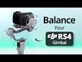 How to Balance DJI RS4 Mini Correctly! [Calibration]