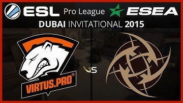 Virtus.Pro vs Ninjas in Pyjamas [Mirage] - ESL ESEA Pro League Dubai: Group A