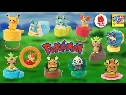 Kit 4 Brinquedos Pokemon Coleção Mcdonalds 2016 Ótimo Estado