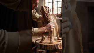 Real Cow… or Wood Sculpture? 🤯From Wood Block to Realistic Cow 🐄🔥