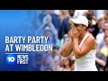 Wimbledon 2021: Ash Barty Beats Karolina Pliskova | 10 News First