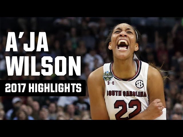 A'ja Wilson highlights: 2017 NCAA tournament top plays class=