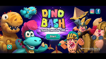 gameplay of dino bash 2 time travel episode 1