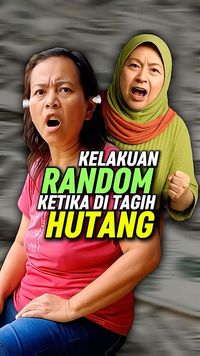 Top 3 Kelakuan Random Ibu Ibu Ketika di Tagih Hutang #shorts