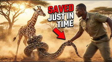 Giraffe vs. Giant Python The Most Intense Rescue Ever!