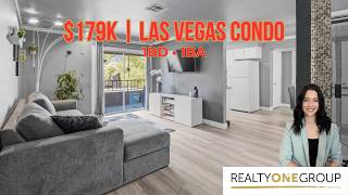 $179K Las Vegas Condo For Sale | 1BD/1BA Gated Community w/ Pool | Spring Valley NV 89117