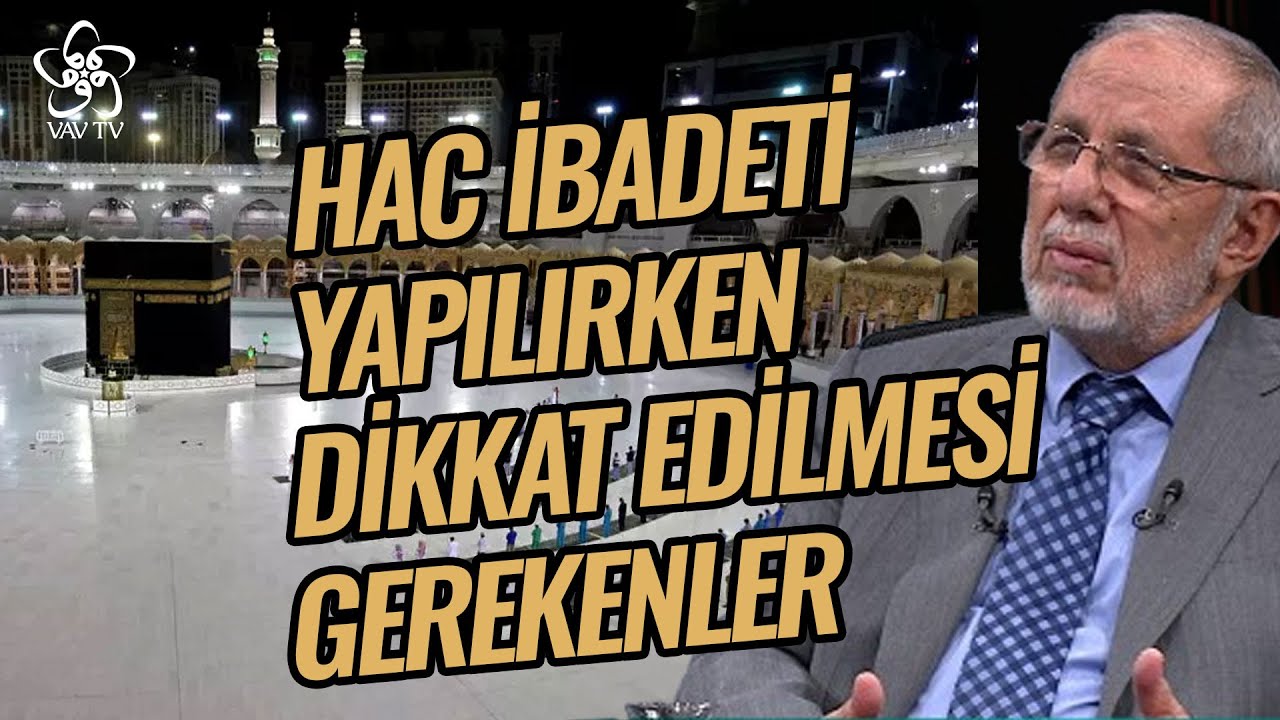 Haccın Çeşitleri Nelerdir? | Dr. Hüseyin Kayapınar Vav TV