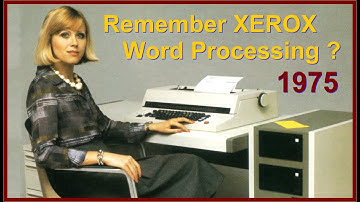 DO YOU REMEMBER  XEROX WORD PROCESSING? 1975 Computer History Secretary Typing Women Office Machines