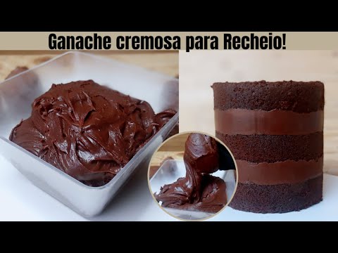 Ganache Cremosa e Firme Para Recheio.