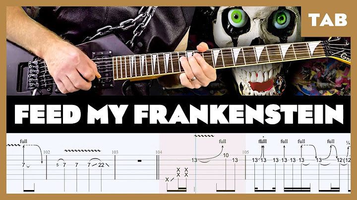 Feed My Frankenstein Guitar version - Guitar performance video thumbnail