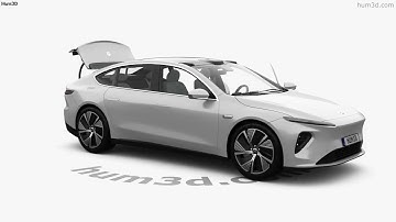 NIO ET7 with HQ interior 2024 3D model by 3DModels.org