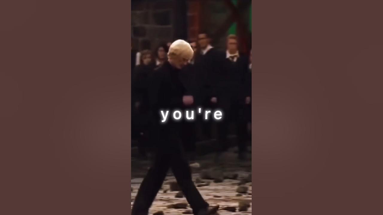 Deleted Scene Draco Throws Wand To Harry Draco Malfoy throw his wand to Harry Potter ️⚡😭 | Deleted Scenes In