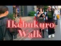 [Ikebukuro Walking Tour] Tokyo's Bustling Streets &amp; Quiet Alleys｜Urban Contrast Walk【4K】