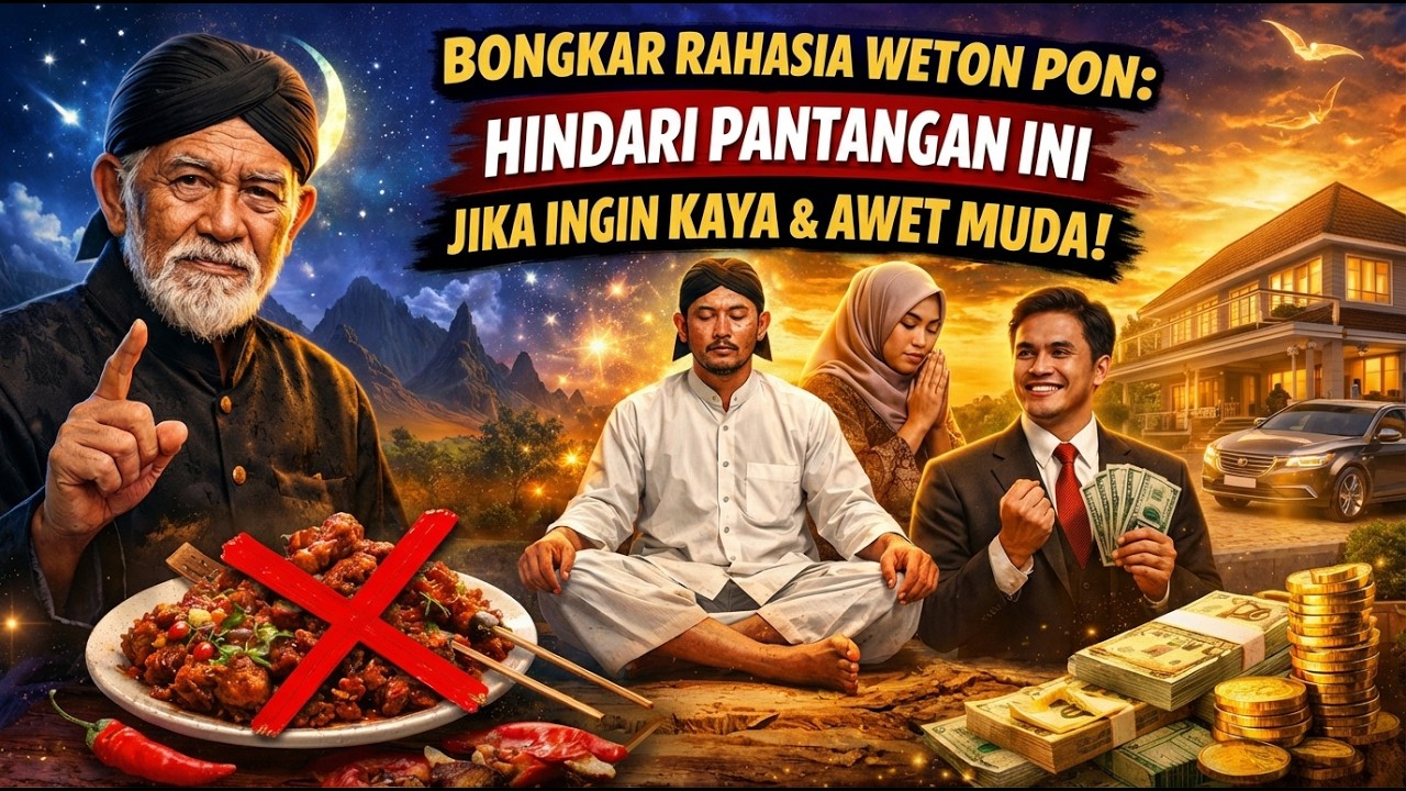Bongkar Rahasia Weton Pon: Hindari Pantangan Ini Jika Ingin Kaya & Awet Muda❗