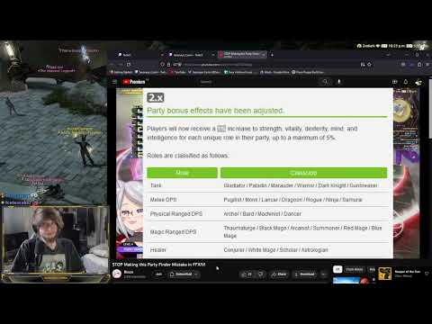 Stop doing this in PF! Serenaya Reacts to "STOP Making this Party Finder Mistake in FFXIV!" by Rinon