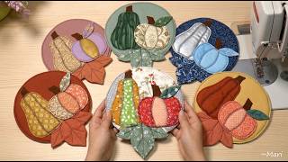 Genius Autumn Sewing Trick! 🎃 How to Sew a Stylish Pumpkin Potholder Easy DIY