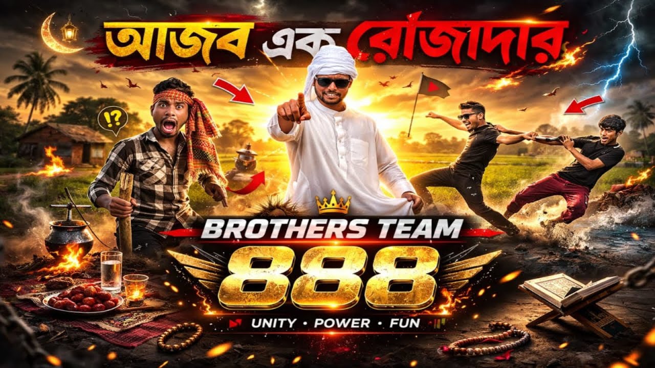 আজব এক রোজাদার 😲 | Brothers Team 888 এর গ্রাম্য অ্যাকশন কমেডি 
