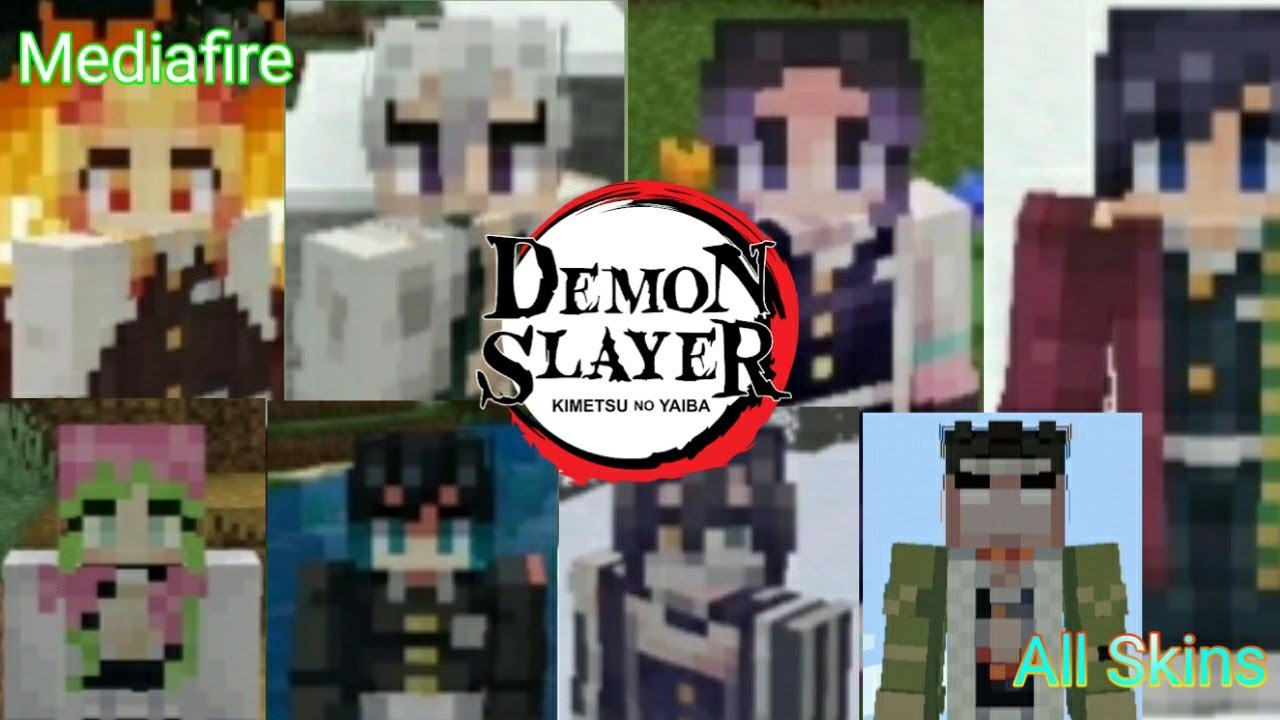 demon slayer minecraft skin download