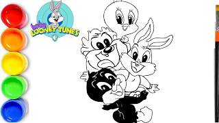 How to draw Baby Looney Tunes Coloring Pages