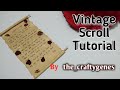 How to make a vintage scroll?  Valentine's Day gift idea / Love letter