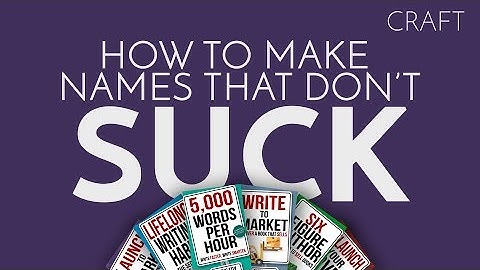 Worldbuilding #1- How to Make Names That Don