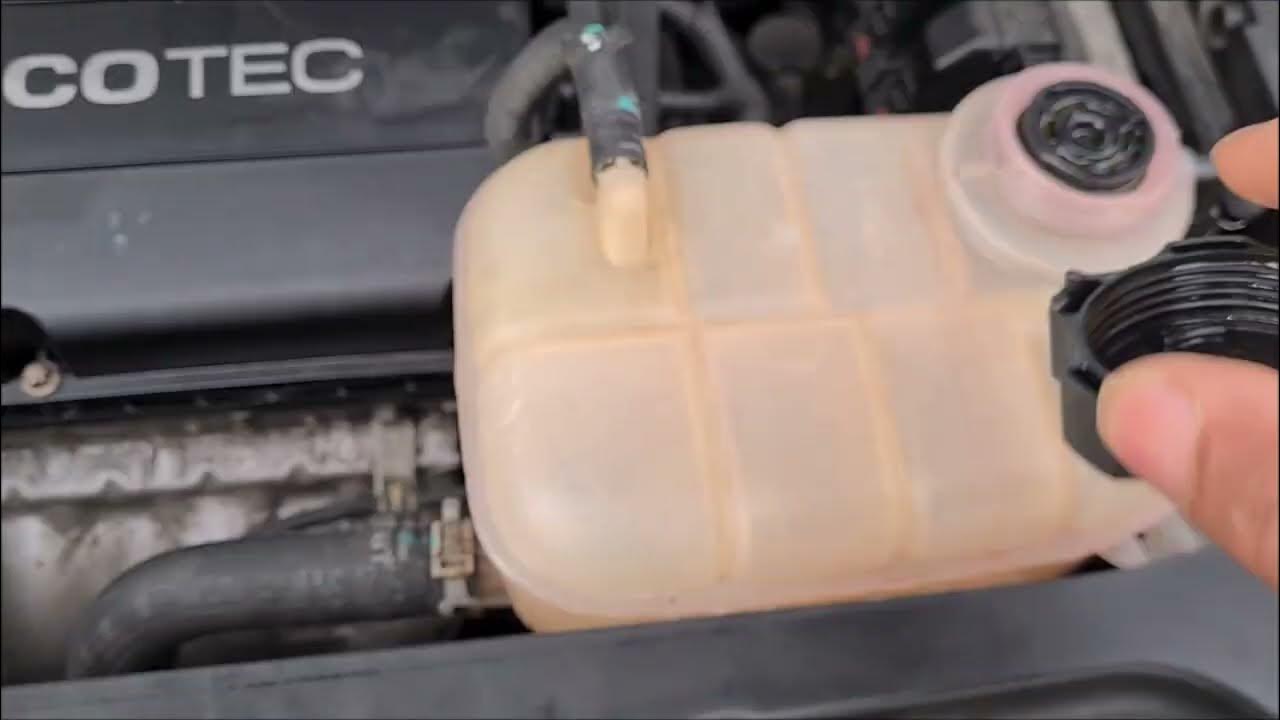 Vauxhall Mokka expansion tank and cap problem YouTube