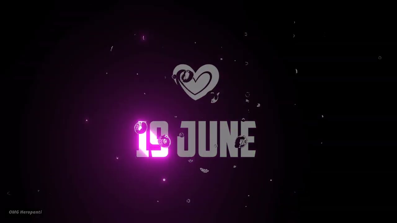 🎂 19 June Happy Birthday status | 30sec black screen WhatsApp status | Best Birthday Wishes