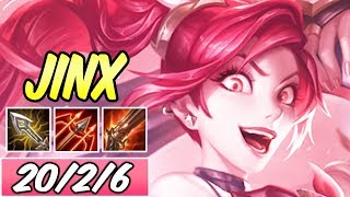 S+ | ~400 CS CARRY JINX ADC | 96% K. Participation | Best Build & Runes | 50k DMG