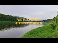 Virtual walk along the river | Hiking tour among the mountains | Siberia, Russia (4k UHD)