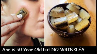 i Rub Coffee ice cubes daily to Remove Wrinkles, Large Pores & Skin Whitening - Remove Dark Circles