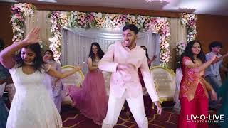 BRITTO & LEORIOUS ENGAGEMENT GROUP DANCE || Livolive Photos and Films