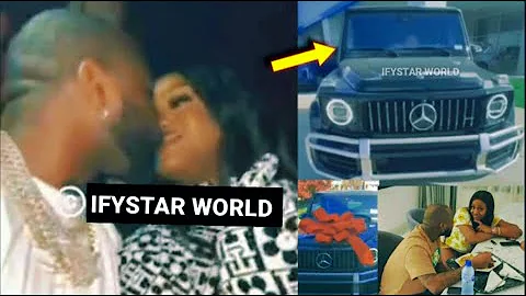 Chioma PASSIONATELY KISSED Davido PUBLICLY After He GIFTED Her A G-Wagon #davido #trending #shorts