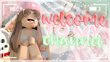 WELCOME To My CHANNEL!! *CHRISTMAS GFX INTRO*┊rosexkenz ₊˚⛄