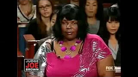Judge Joe Brown You are a filthy slob ! pt 1