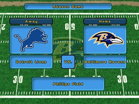 Backyard Football 2004 | Season 1 | GAME 1 | LIONS @ RAVENS