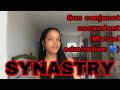 SYNASTRY Sun conjunct Ascendant synastry (mutual admiration 💙?)