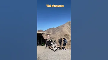 Tizi N Tmatert Acts As A Mountain Pass In High Atlas Mountains 