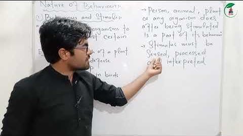 Nature of behaviour || Behaviour and stimuli || 12th Biology in pashto