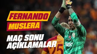 📺 Fernando Muslera'nın maç sonu açıklamaları | #GSvHTY