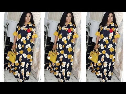 Easiest way to cut and sew three steps flare gown //CUTTING ✂️ AND  STITCHING 🧵 #flaregown #threestep - YouTube